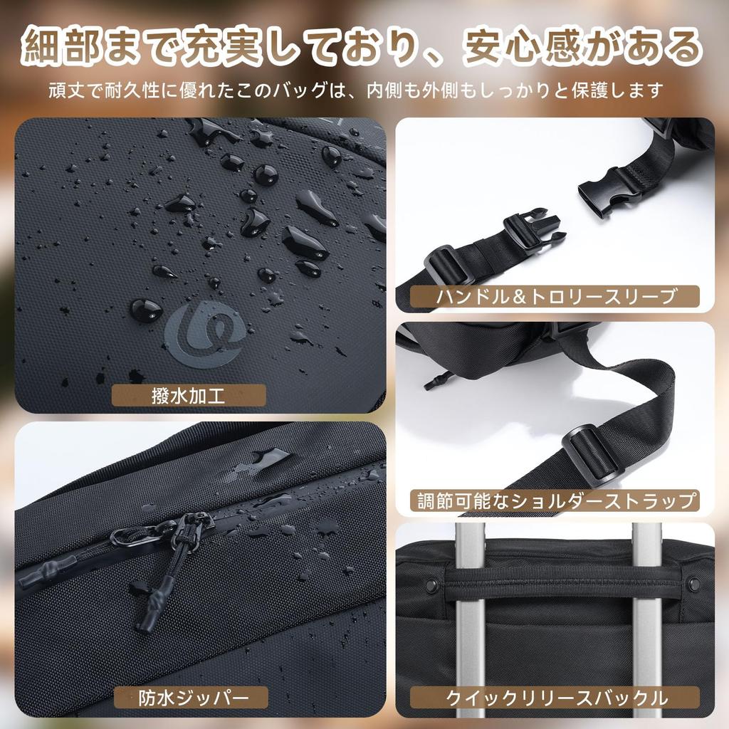 Ulanzi Camera Shoulder Gadget Crossbody Digital Storage Bag with Adjustable Dividers for PC Mobile Storage Case for iPad Charging USB SD Camera