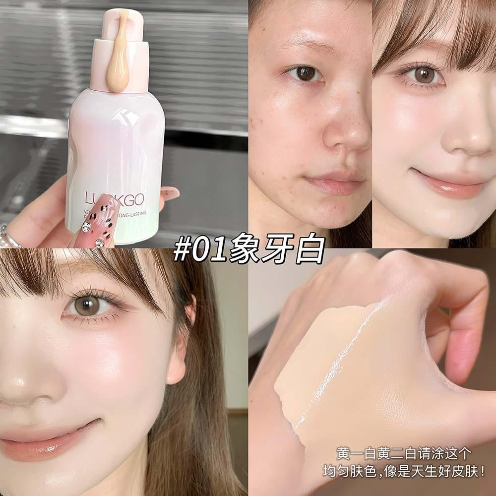 Luckgo Velvet Matte Long Lasting Hydrating Face Foundation