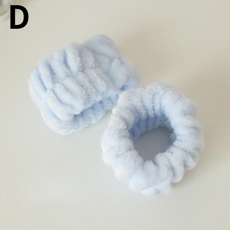 2 Stück Gesichtswasch-Handgelenkband Wiederverwendbares Schweißband Mikrofaser-Handtuchband Flexibles Absorbierendes Handgelenkband Gesichtswäsche Bequem