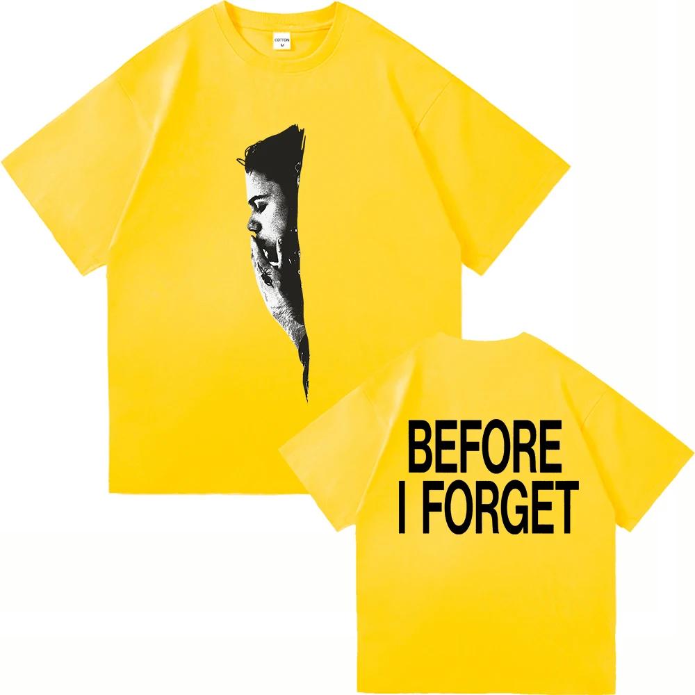 The Kid Laroi Before I Forget Tee Shirt 2026 New Album UnisexWomen Clothing Harajuku High Quality Tops Cotton TShirts Vintage