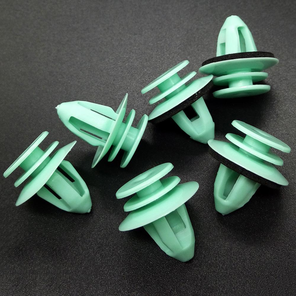 50pcs Green Door Panel Clips for BMW 3, 5, 7, X Series