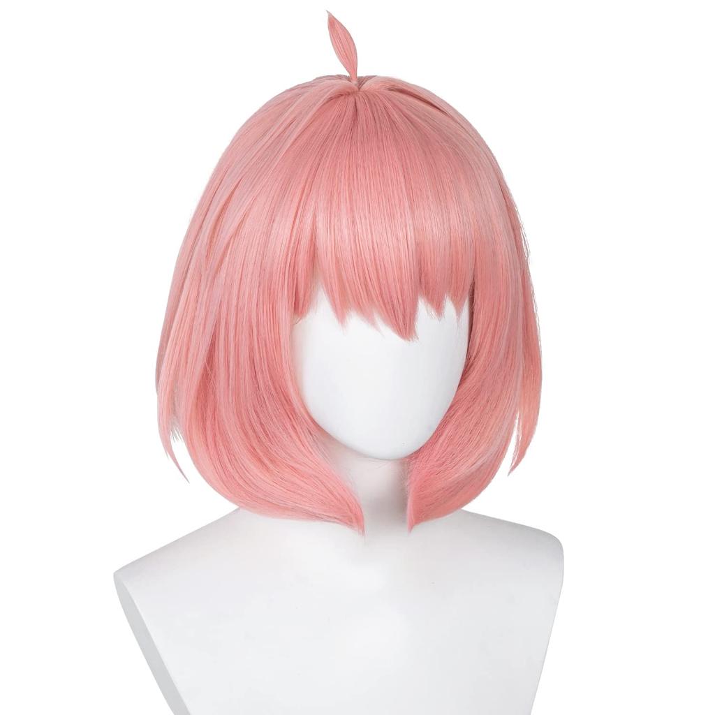 Anime SPY×FAMILY Role Wig Stage Sitcom Perform Clothing Match Simulation Short Hair Anya Forger Character Modeling Bob Haircut