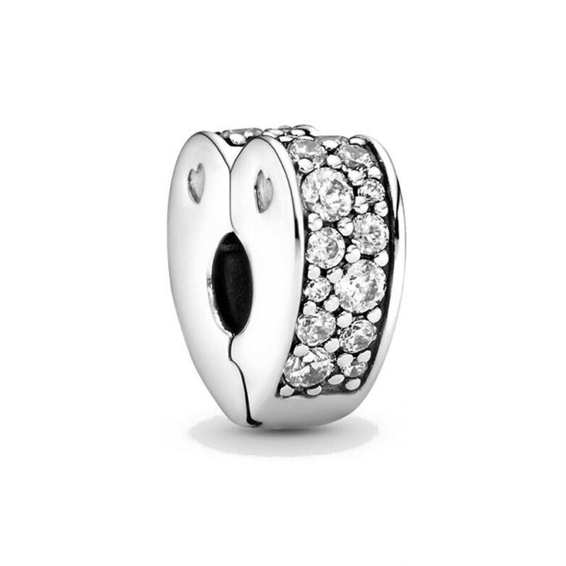 

Сверкающая Корона с круглым зажимом, подвеска из бисера, подходит для оригинального модного браслета «сделай сам», ювелирные изделия для женщин, серия Pan -12