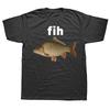 Fih Fish Funny Fih Fishing Meme Classic 100 Cotton Tshirts Men Women Fashion Casual Tshirt Loose Oversized Streetwear T Shirt