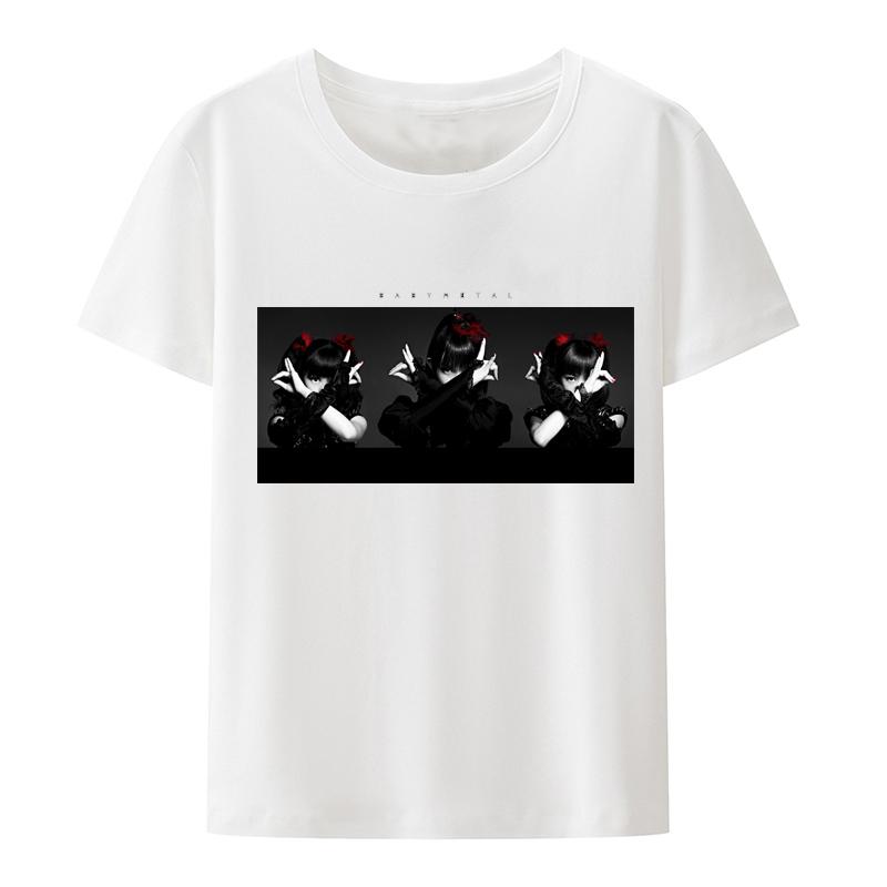 Novinka BABYMETAL Tričko Heavy Metal Elektroakustická kapela Rocková kapela Unisex a ženy Dárek Volný čas Street Hip-hop Módní Tričko