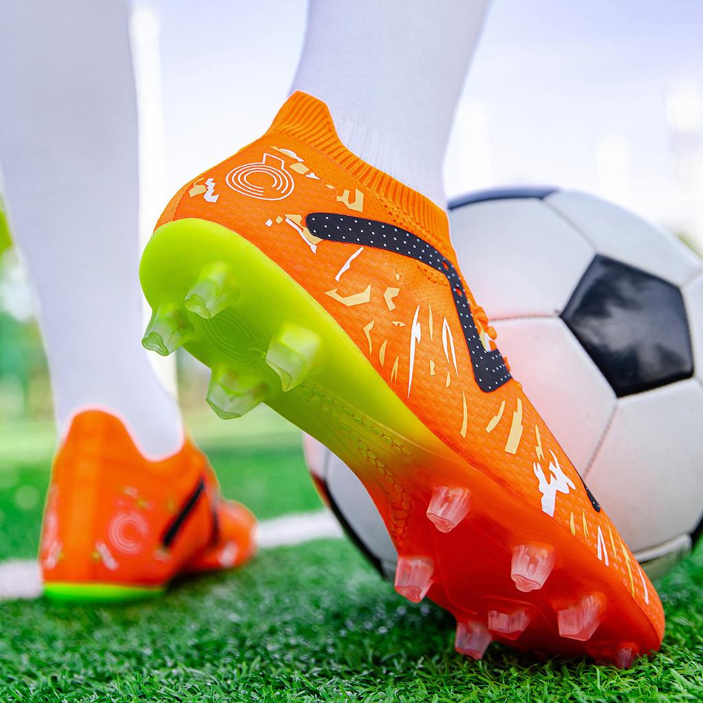 Good price football shoes male students broken nails football shoes training shoes World Cup competition camouflage women's professional