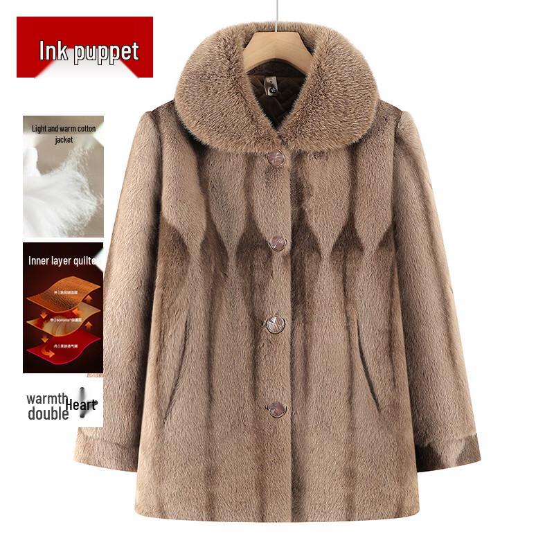 

Зимняя хлопковая куртка для пожилых женщин 4XL (suggested for 125-140 jin)