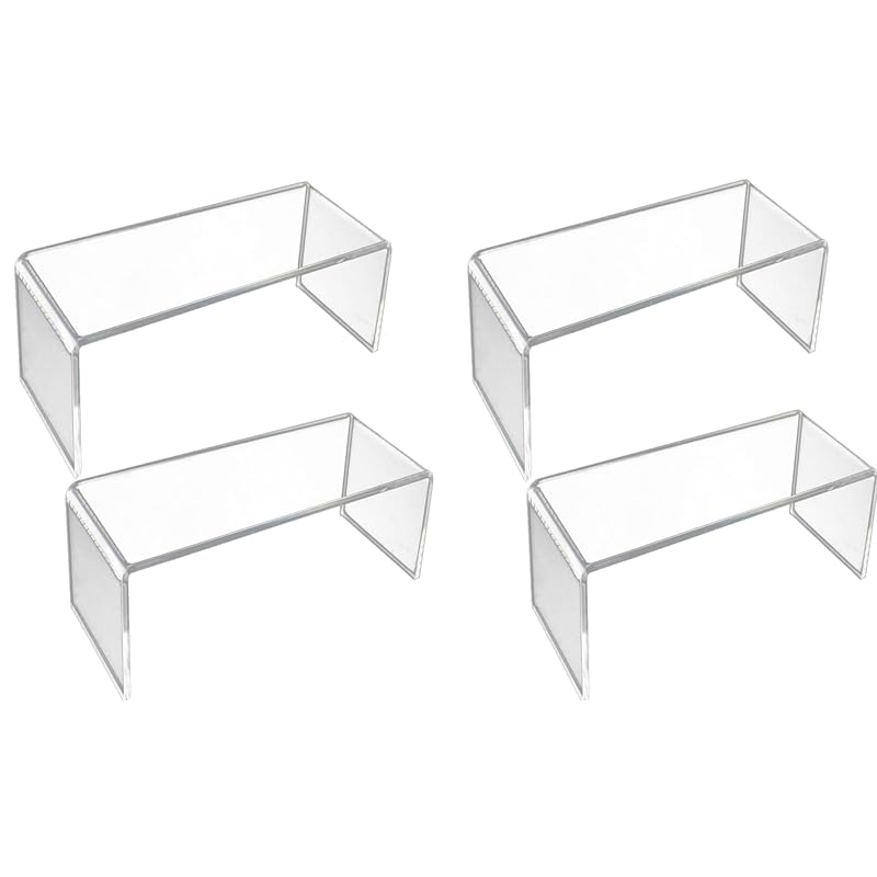 

Crystal craft acrylic stand figure display pedestal Acsta exhibition Fashionable Set of 4 [10.5cm]