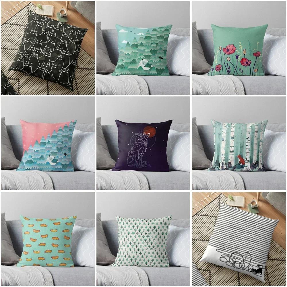 Decorative Home pillow case Cushion covers nordic 45*45 40*40 40x40cm 50x50cm Modern Living Room sofa House bed 45x45 60x60