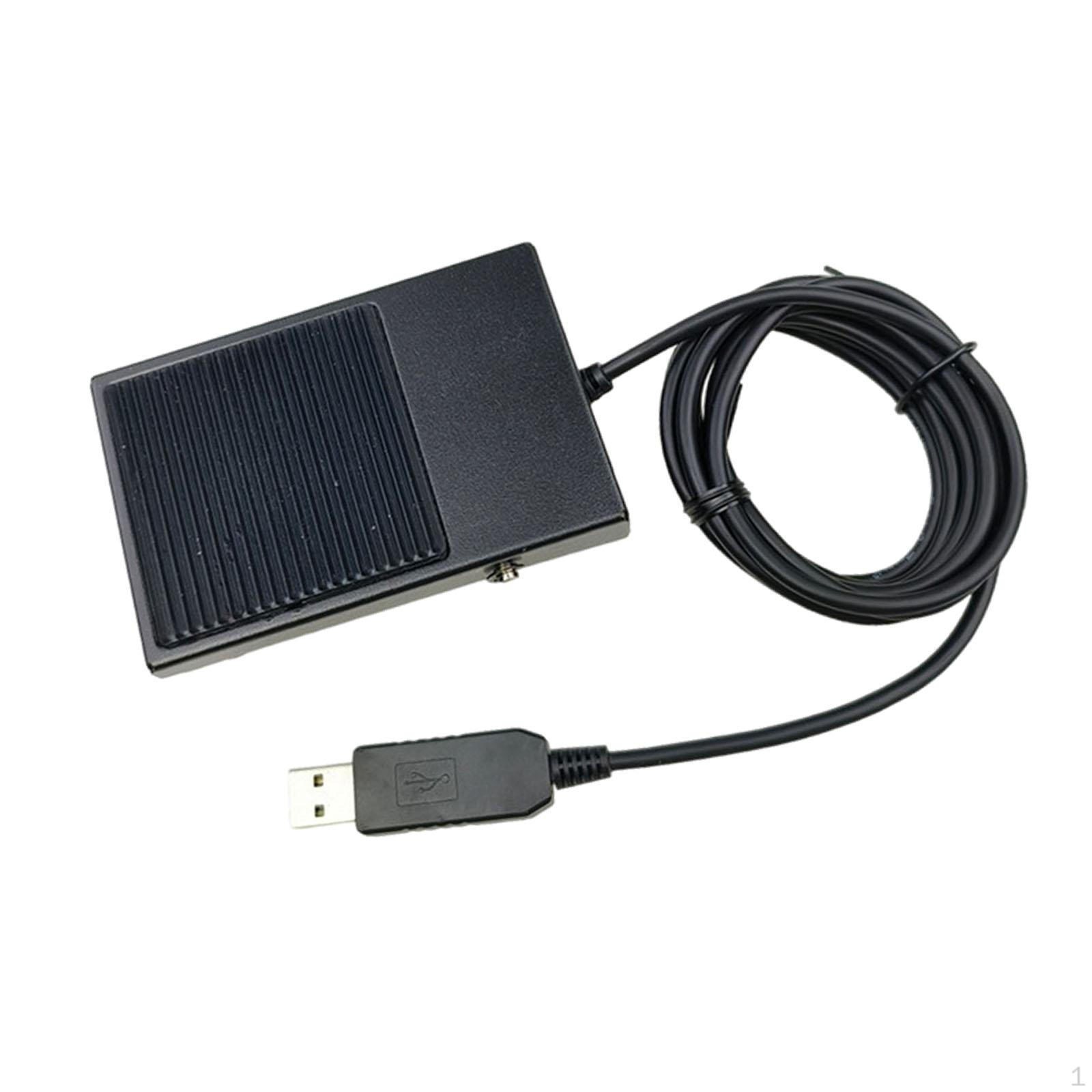 

Ножной переключатель USB Тестирование Ноутбук ПК Игровая клавиатура Офисная работа Ножная педаль Свободные руки 1.2m Cable