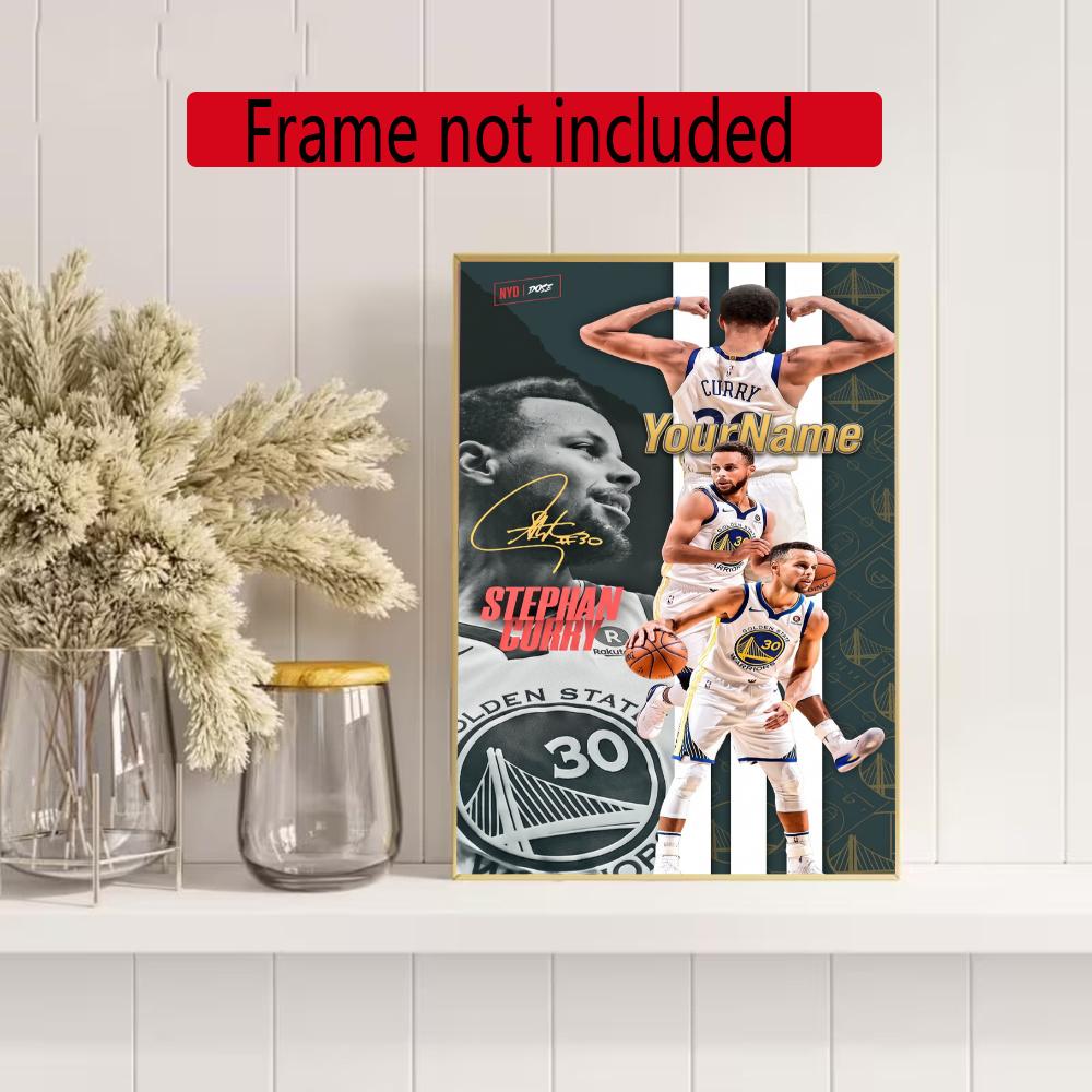 Curry Customize Your Name Diamond Painting Round Diamond Diy Frameless Holiday Artwork Suitable For Home Office Wall Decoration
