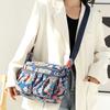 2025 New Printed Nylon Shoulder Bag Multi-pocket Large-capacity Lightweight Waterproof Crossbody Bag and Multi-layered Middle-aged Mother Bag