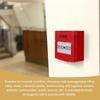 Transparent Hinged Call Point Cover Fire Alarm Cover Manual Alarm Button Cover Fire Alarm Cover High Transparency Material