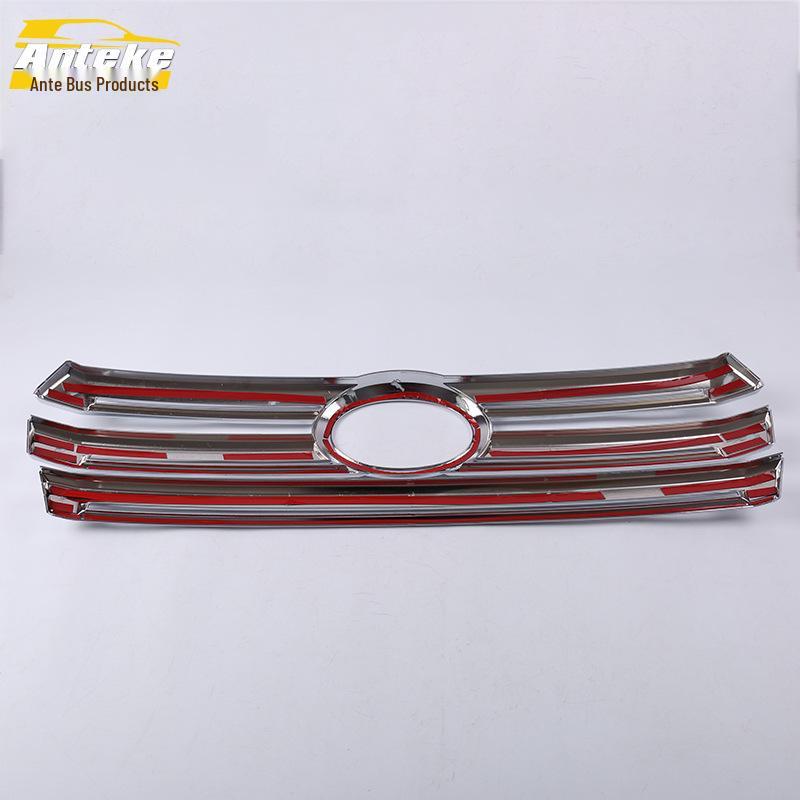 Land Cruiser Front Hood Grille Bright Trim - Anti-Scratch Collision Guard for 16 Models
