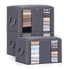 Non-woven Foldable Storage Bag Oversized Quilt Organizer Large Storage Boxes  For Organizing