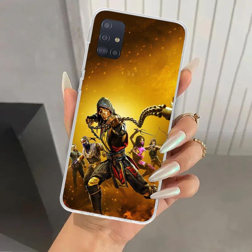 Mortal Kombat Phone Case for Samsung Galaxy A52 A32 A22 A12 A02S A50S A30S A10S Note 20 Ultra 10 Plus S10 A31 A20 A71 A72 Galaxy