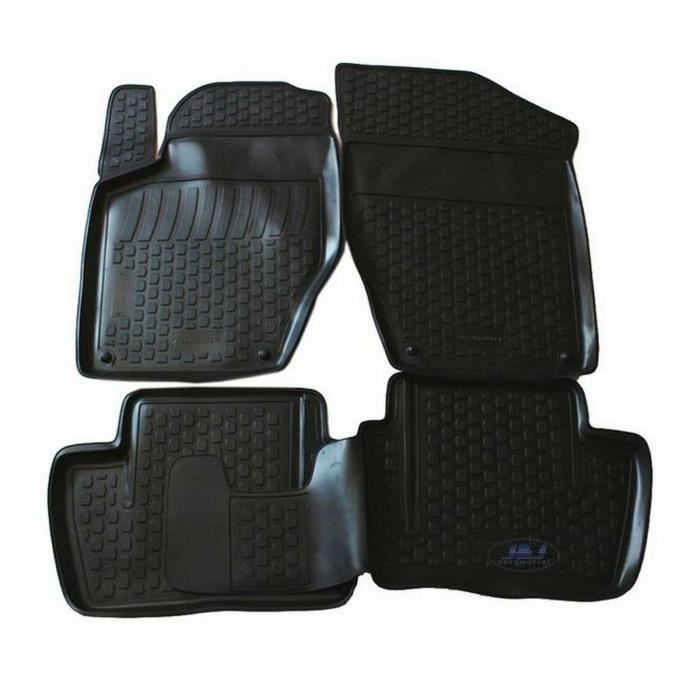 Tapis De Sol En Caoutchouc - J&J AUTOMOTIVE - Peugeot 408 - Sur Mesure - Antidérapant - TPE Non Toxique
