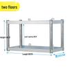 MiLing Stainless Steel Wall-Mounted Microwave Oven Rack