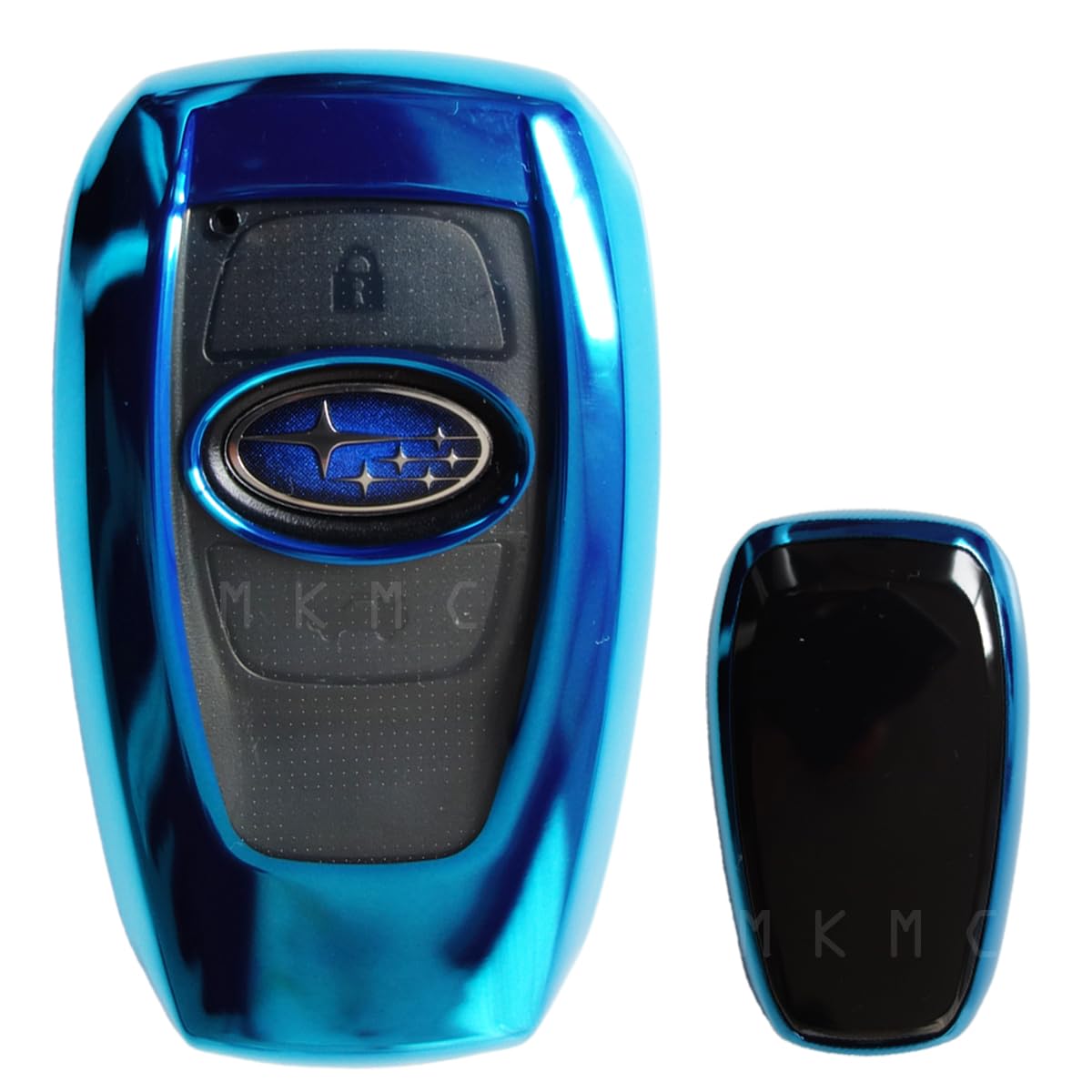 

MKMC Key Case Cover Subaru Impreza Forester sk Revogue Legacy Crosstrek wrx sti Accessory Custom Parts, blue Free Size синий