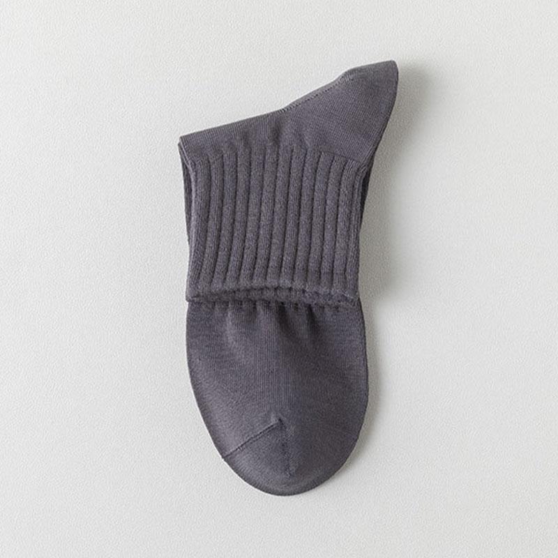 5 Pairs/Lot Men Socks Breathable Solid Color Outdoor Sport Middle Tube Casual Sock