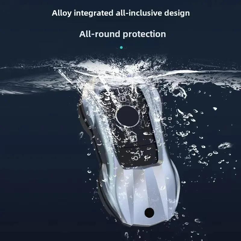 Suitable for Mercedes Benz Keycase C E A B S Class GLE GLA GLB GLC GLS AMG W176 177 203 204 205 211 212 Chain Shell Keychain