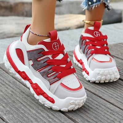 Moda 2025 Nowe Damskie Trampki na Platformie Najwyższa Jakość Modne Codzienne Buty Outdoor dla Kobiet Trendowy Projektant Codzienne Trampki Damskie