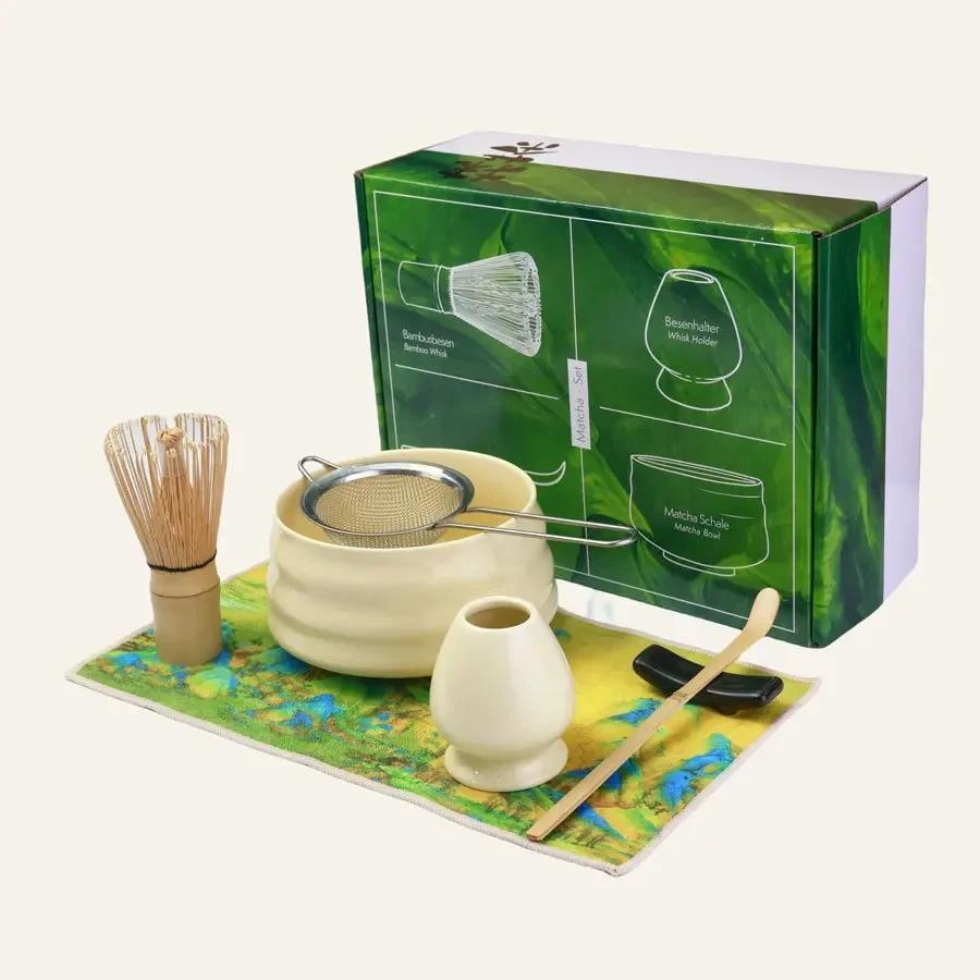 4/7pcs Japanese Style Tea Ceremony Tool Set Matcha Whisk Training Utensils Tea Brewing Kit Complete With Cleaning Grooming Tools