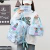 3Pcs/set Anime Demon Hunters Printed Backpack Handbag Pencil Case for Teenager Student Bookbag Schoolbag Women Large Capacity Waterproof Bag