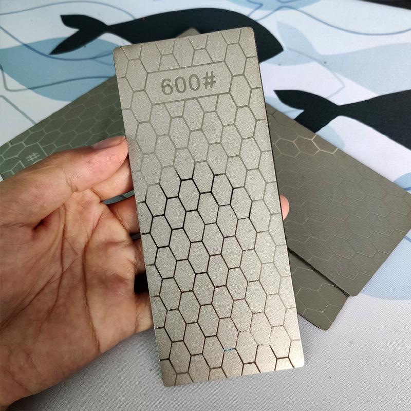 Diamond Knife Sharpening Stone 400# 600# 1000# 1200# Knife Sharpener Ultra-thin Honeycomb Whetstone Grindstone