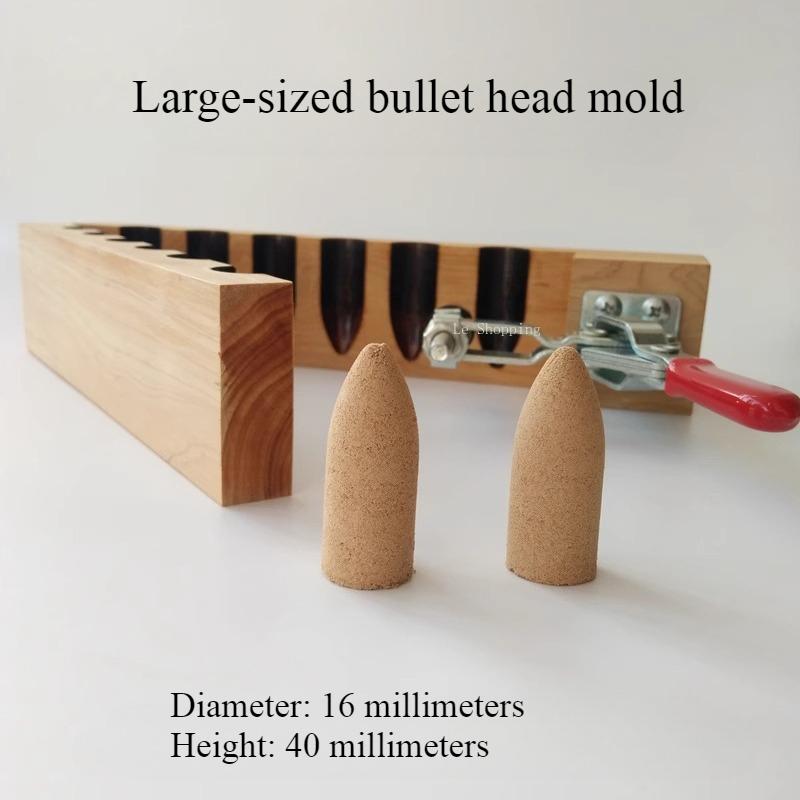 Conical Incense Molds Wood Material Handmade Pagoda Bullet Head Inverted Conical and Reverse Flow Incense Forming Mold Tools