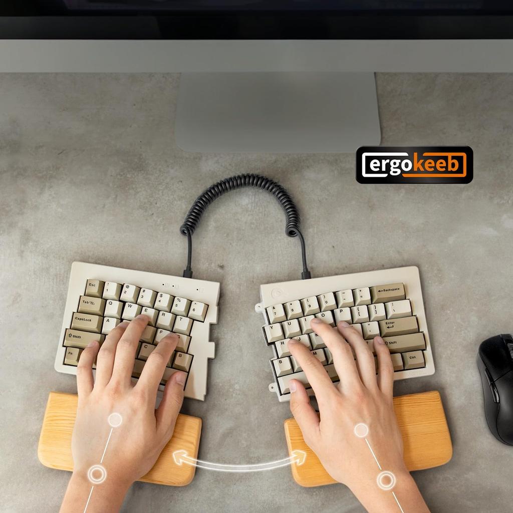 BAROCCOMiSTEL MD600 Alpha Rhino Split Wired Bluetooth 64 Rhino Color Macro Media Key Support Japanese Distributor (English Layout/Brown Switches)