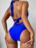 2024 European and American New Style High-Waisted Digital Print Bikini