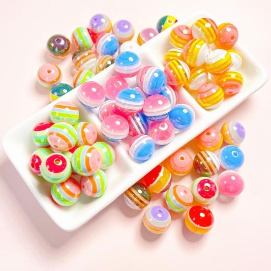 Beads DIY Material Striped Contrast Color Sweet Color Smooth Bracelet Necklace Artifact Material