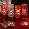 6pcs Festive New Year Red Envelope Chinese Style Lucky Money Pockets  Bonus