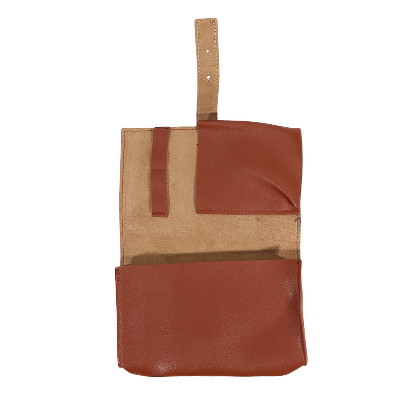 

PU Power Adapter Organizer Portable Lightweight Storage Pouch For Charger Cable Electronic Device Accessories One Size коричневий