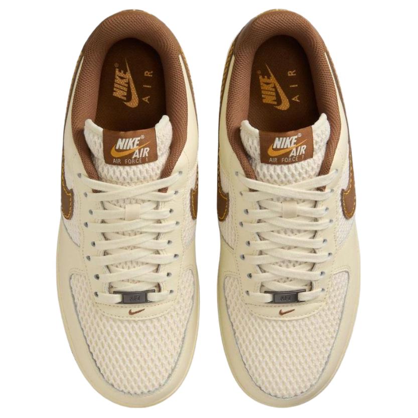 Nike Air Force 1 07 LV8 Kokosové mléko Světle britská hnědá Pánské tenisky Krémová Kaňonově zlatá IB7719-113