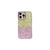 Two-Color Epoxy Glitter Sequined Mobile Phone Case For Apple 16Promax Small Fresh Women'S Apple 17 Protective Case
