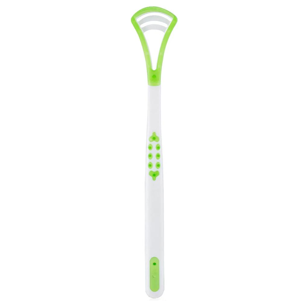 Zungenreiniger Wiederverwendbare Mundgesundheits-Reinigungsbürste, Verhindert Belag auf der Zunge, Reinigt Speisereste, Geeignet für Erwachsene