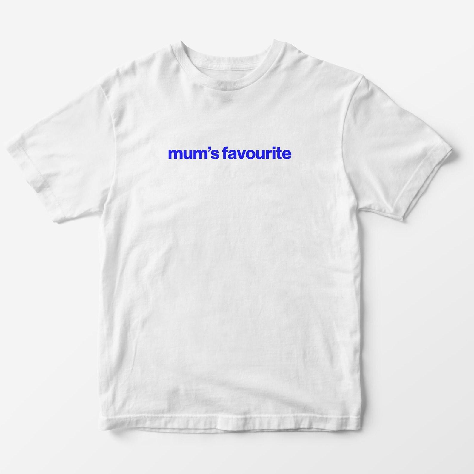 Mum s Favorite Y2K Graphic Tee: Funny Slogan Unisex T-Shirt 4XL