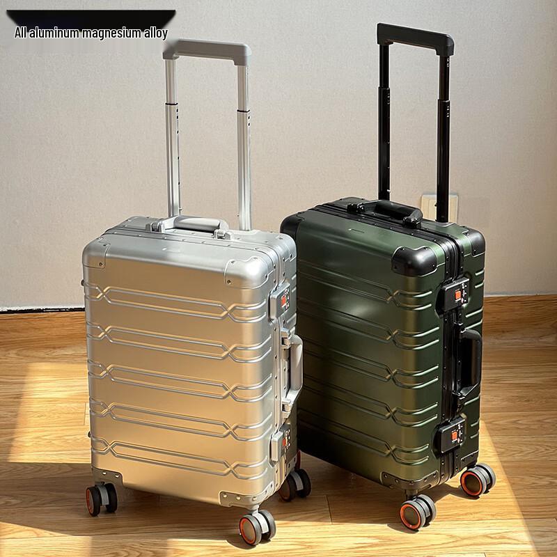 LETOO Aluminum Magnesium Alloy Spinner Luggage