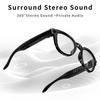 MT3 Smart Glasses 8MP HD Camera Video Recording AI Translation Voice Assistant TR90 Ultralight Bluetooth Call Music Smart Eyewear USB Charging Unisex