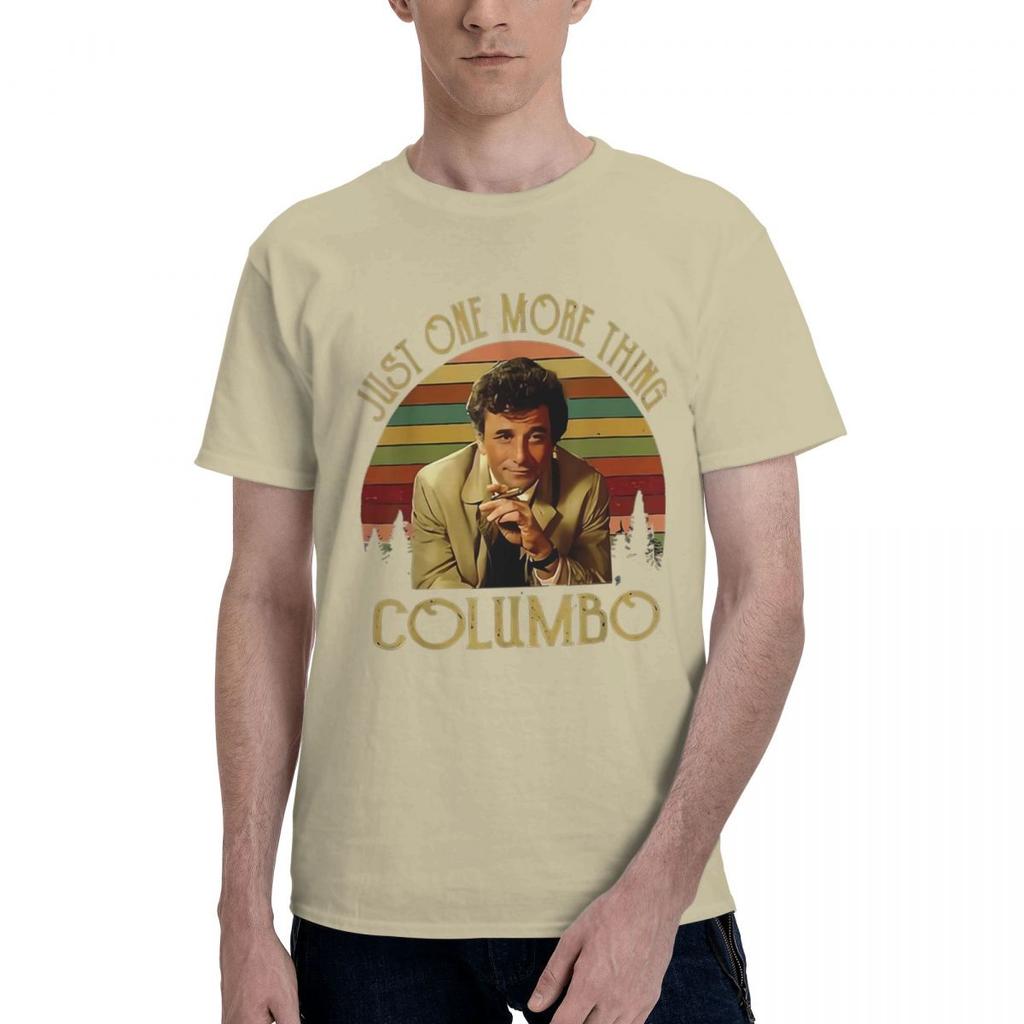 JustOneMoreThingColumbo 100 Cotton Casual Breathable Confortable Shirt Mens Designer Clothes Mens Tops