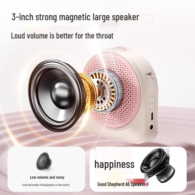 Good Shepherd A6 20W Wireless Clip-on Voice Amplifier (CN version)