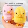 Clockwork Jumping Chick: Educational Plush Toy for Infants & Toddlers