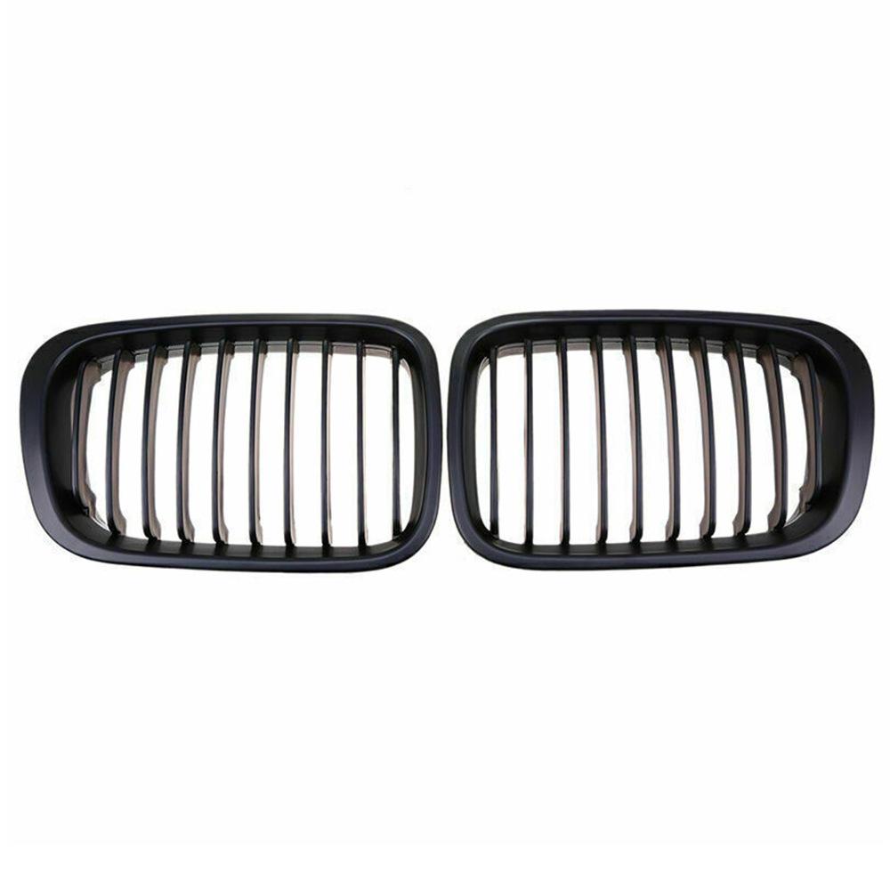 Mattschwarzer Kühlergrill für BMW 3er E46 (1998-2001) 4-Türer