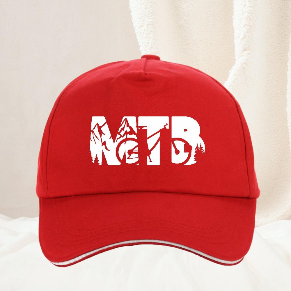 Vibrant MTB Themed printing Baseball Cap Spring Autumn Outdoor Adjustable Casual Baseball Caps Sunscreen Hat Adjustable