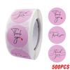 100-500pcs Round Thank You Stickers for Envelope Seal Labels Gift Packaging Decor Birthday Party Scrapbooking Stationery Sticker