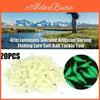 20pcs Silicone Luminous 4cm Artificial Shrimp Fishing Lure Soft Bait Tackle Tool