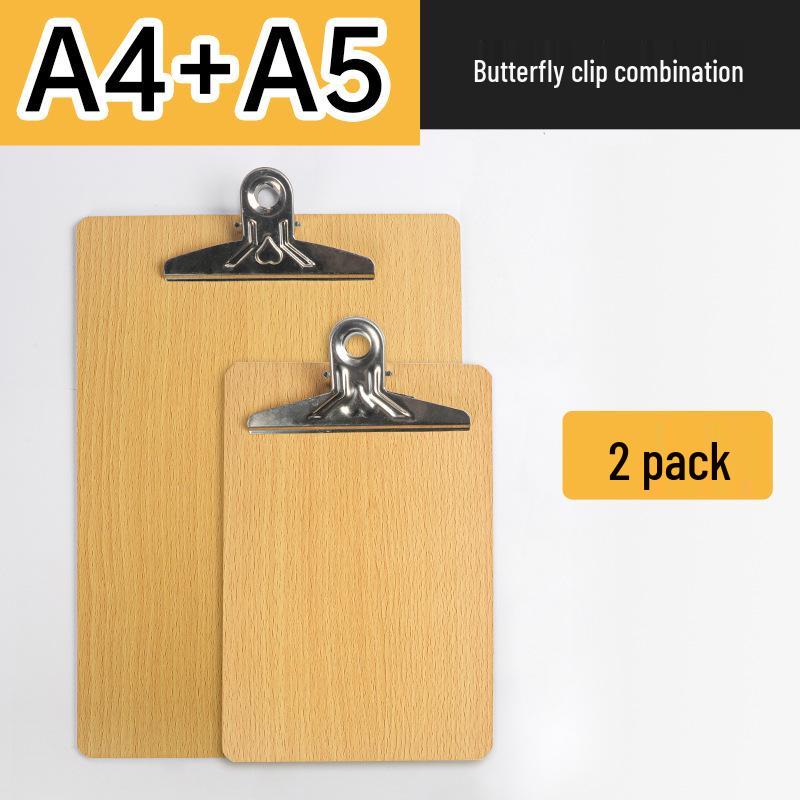 A4/A5 Clipboard: Writing Board & Menu Holder for Restaurants, Catering, Tests, and Student Use.