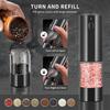 Convenient Rechargeable Salt Mill Peppers Mill Adjustable Coarseness Peppers Grinder Electric Salt Mill for Kitchen